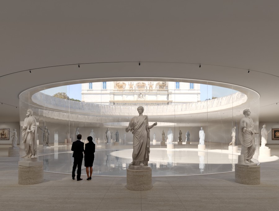 proposta di ampliamento ipogeo della Galleria Borghese