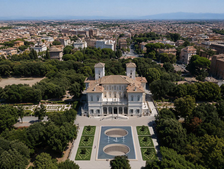 proposta di ampliamento ipogeo della Galleria Borghese